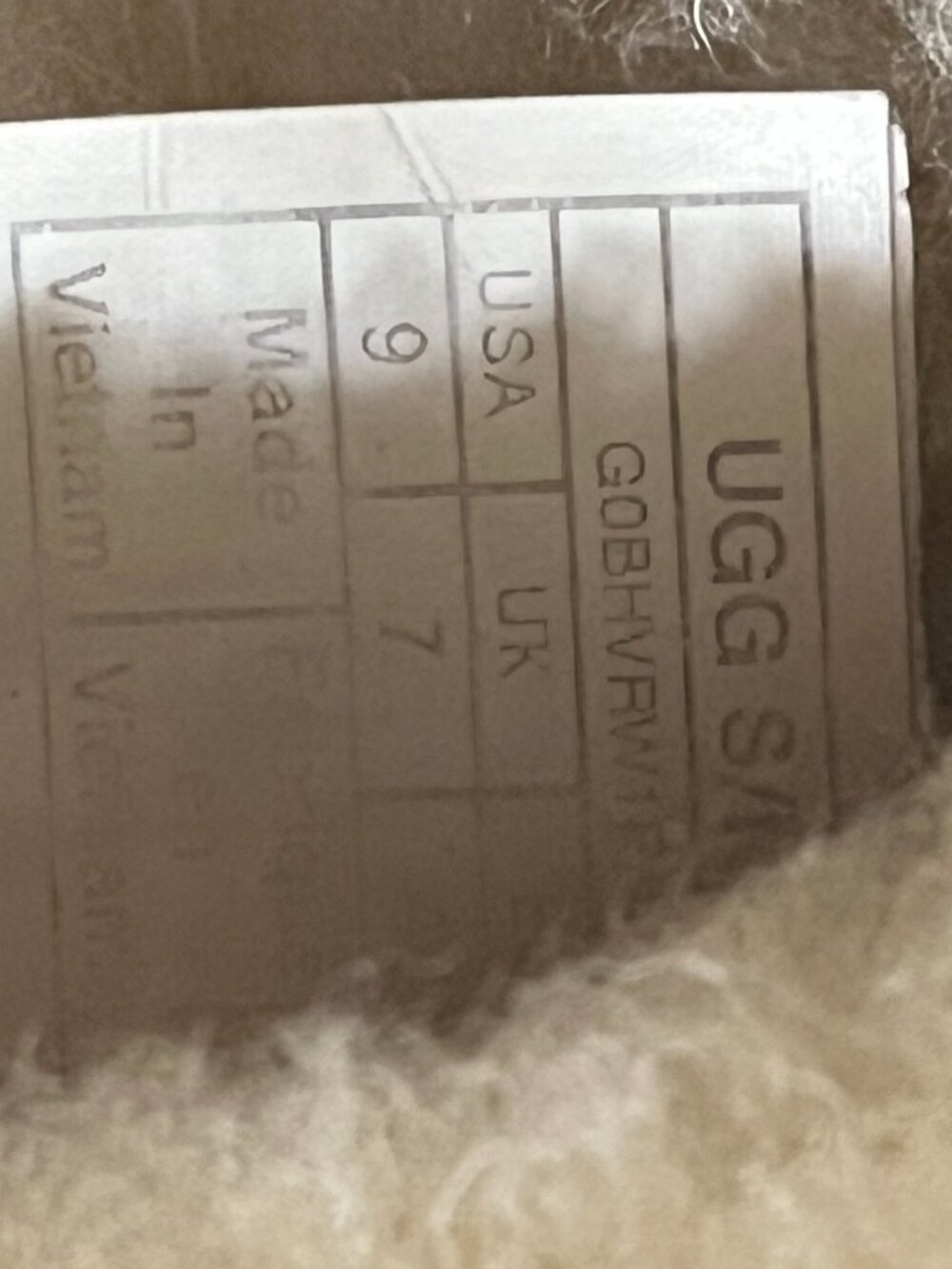 UGG Chestnut Coquette Fluppy Slippers Size US 9 - Picture 8 of 8